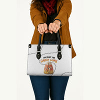 Halloween Ready For Candy Corn Leather Bag Creepy Ant Trail