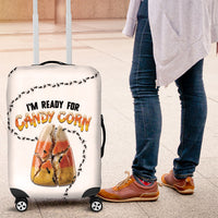 Halloween Ready For Candy Corn Luggage Cover Creepy Ant Trail