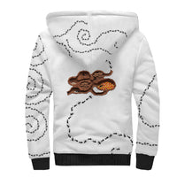 Halloween Ready For Candy Corn Sherpa Hoodie Creepy Ant Trail