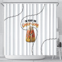 Halloween Ready For Candy Corn Shower Curtain Creepy Ant Trail