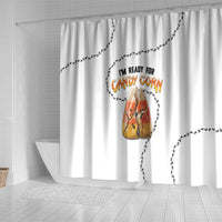 Halloween Ready For Candy Corn Shower Curtain Creepy Ant Trail