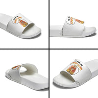 Halloween Ready For Candy Corn Slide Sandals Creepy Ant Trail