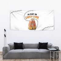 Halloween Ready For Candy Corn Tapestry Creepy Ant Trail