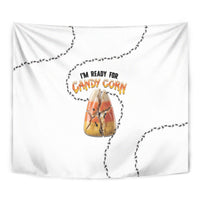 Halloween Ready For Candy Corn Tapestry Creepy Ant Trail