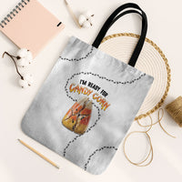 Halloween Ready For Candy Corn Tote Bag Creepy Ant Trail