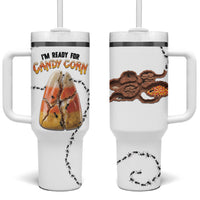 Halloween Ready For Candy Corn Tumbler With Handle Creepy Ant Trail