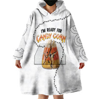 Halloween Ready For Candy Corn Wearable Blanket Hoodie Creepy Ant Trail