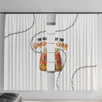 Halloween Ready For Candy Corn Window Curtain Creepy Ant Trail