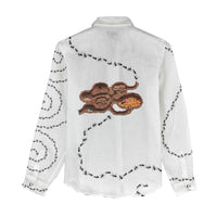 Halloween Ready For Candy Corn Women Casual Shirt Creepy Ant Trail