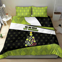 Tennis Christmas Bedding Set Ho Ho Hold My Racquet - Wonder Print Shop