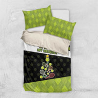 Tennis Christmas Bedding Set Ho Ho Hold My Racquet - Wonder Print Shop