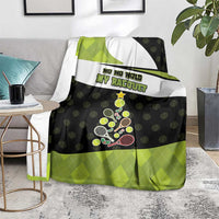 Tennis Christmas Blanket Ho Ho Hold My Racquet - Wonder Print Shop