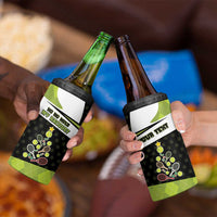 Personalized Tennis Christmas 4 in 1 Can Cooler Tumbler Ho Ho Hold My Racquet - Wonder Print Shop