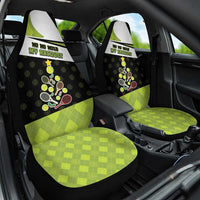 Tennis Christmas Car Seat Cover Ho Ho Hold My Racquet - Wonder Print Shop