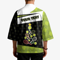 Personalized Tennis Christmas Kimono Ho Ho Hold My Racquet - Wonder Print Shop