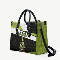 Tennis Christmas Leather Bag Ho Ho Hold My Racquet - Wonder Print Shop