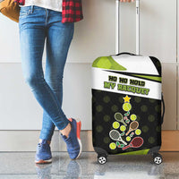 Tennis Christmas Luggage Cover Ho Ho Hold My Racquet - Wonder Print Shop