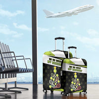 Tennis Christmas Luggage Cover Ho Ho Hold My Racquet - Wonder Print Shop