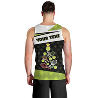 Personalized Tennis Christmas Men Tank Top Ho Ho Hold My Racquet - Wonder Print Shop