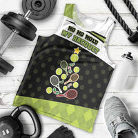 Personalized Tennis Christmas Men Tank Top Ho Ho Hold My Racquet - Wonder Print Shop