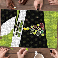 Tennis Christmas Puzzle Ho Ho Hold My Racquet - Wonder Print Shop
