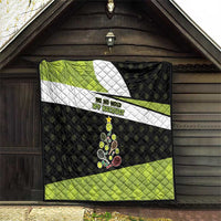 Tennis Christmas Quilt Ho Ho Hold My Racquet - Wonder Print Shop