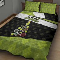 Tennis Christmas Quilt Bed Set Ho Ho Hold My Racquet - Wonder Print Shop