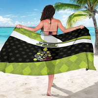 Tennis Christmas Sarong Ho Ho Hold My Racquet - Wonder Print Shop