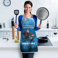 Merry Sharkmas Apron I Am Dreaming Of A Great White Christmas - Wonder Print Shop