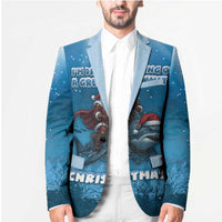 Merry Sharkmas Blazer I Am Dreaming Of A Great White Christmas - Wonder Print Shop