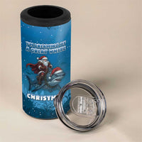 Merry Sharkmas 4 in 1 Can Cooler Tumbler I Am Dreaming Of A Great White Christmas - Wonder Print Shop