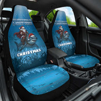 Merry Sharkmas Car Seat Cover I Am Dreaming Of A Great White Christmas - Wonder Print Shop