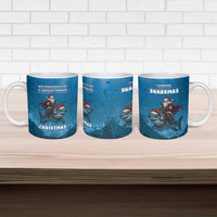 Merry Sharkmas Ceramic Mug I Am Dreaming Of A Great White Christmas - Wonder Print Shop