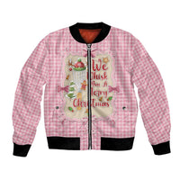 We Whisk You A Merry Christmas Bomber Jacket Cute Style - Wonder Print Shop