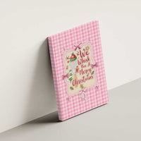 We Whisk You A Merry Christmas Canvas Wall Art Cute Style - Wonder Print Shop