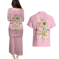 We Whisk You A Merry Christmas Couples Matching Puletasi and Hawaiian Shirt Cute Style - Wonder Print Shop