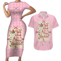 We Whisk You A Merry Christmas Couples Matching Short Sleeve Bodycon Dress and Hawaiian Shirt Cute Style - Wonder Print Shop