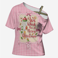 We Whisk You A Merry Christmas Cross Shoulder Shirt Cute Style - Wonder Print Shop