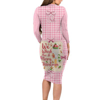 We Whisk You A Merry Christmas Family Matching Long Sleeve Bodycon Dress and Hawaiian Shirt Cute Style - Wonder Print Shop