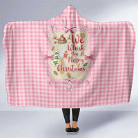 We Whisk You A Merry Christmas Hooded Blanket Cute Style - Wonder Print Shop