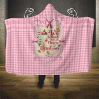 We Whisk You A Merry Christmas Hooded Blanket Cute Style - Wonder Print Shop