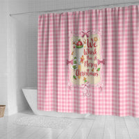 We Whisk You A Merry Christmas Shower Curtain Cute Style - Wonder Print Shop
