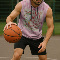 We Whisk You A Merry Christmas Sleeveless Hoodie Cute Style - Wonder Print Shop