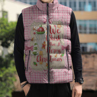 We Whisk You A Merry Christmas Sleeveless Puffer Jacket Cute Style - Wonder Print Shop