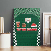 Basketball Christmas Canvas Wall Art Tis The Season - Wonder Print Shop