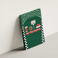 Basketball Christmas Canvas Wall Art Tis The Season - Wonder Print Shop