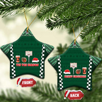 Basketball Christmas Ceramic Ornament Tis The Season - Wonder Print Shop