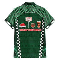 Basketball Christmas Family Matching Off The Shoulder Long Sleeve Dress and Hawaiian Shirt Tis The Season - Wonder Print Shop