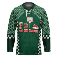 Basketball Christmas Hockey Jersey Tis The Season - Wonder Print Shop
