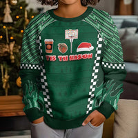 Basketball Christmas Kid Ugly Christmas Sweater Tis The Season - Wonder Print Shop